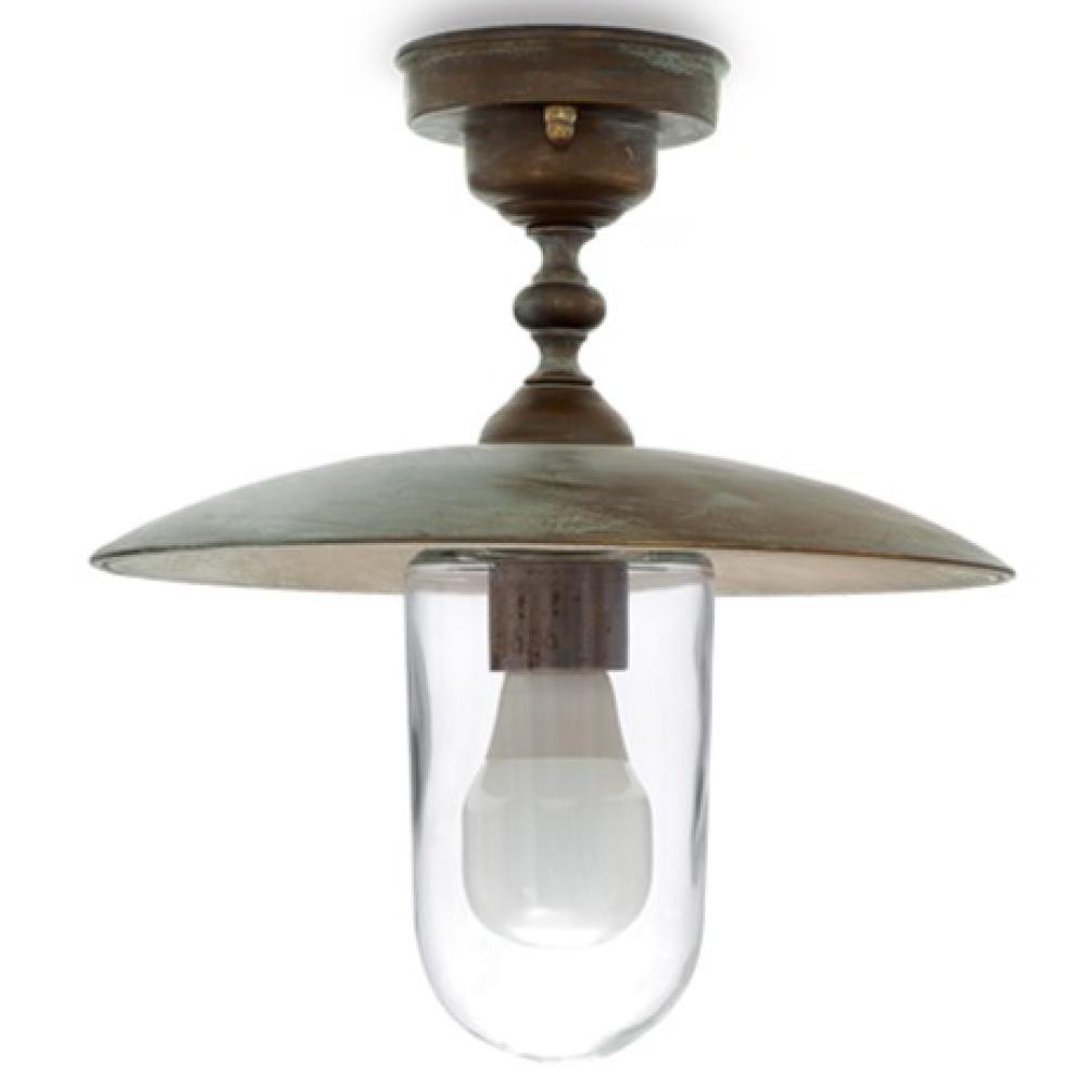 mediteranska rustikalna medena stropna lampa zahradna terasa osvetlenie na strechu nizka vyska vodotesne exterierove lampy osvetlenie vintage terasa garaz pivnica lampa moretti luce.jpg